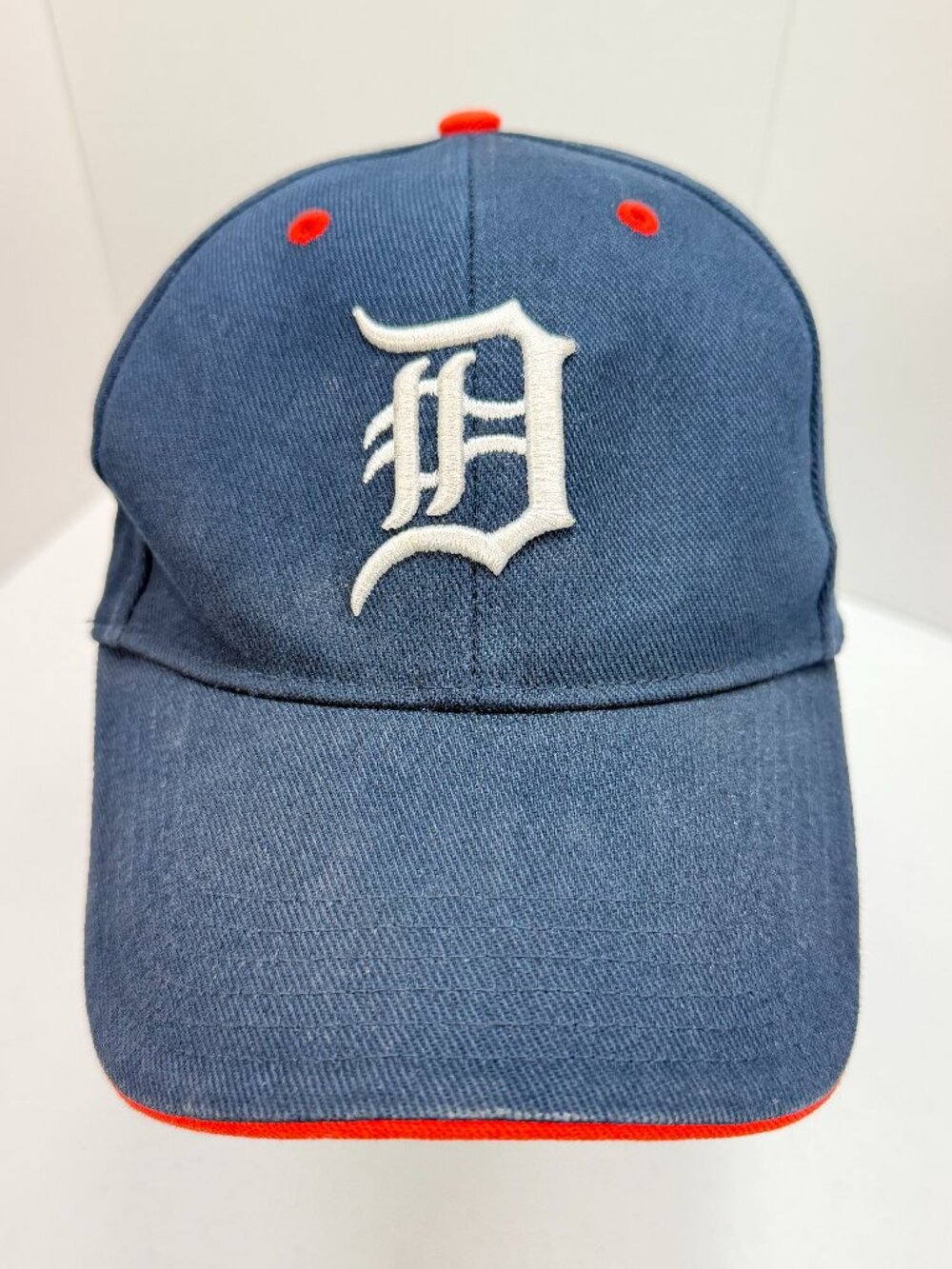 Detroit Tigers MLB Navy Orange Adjustable Baseball Hat Cap